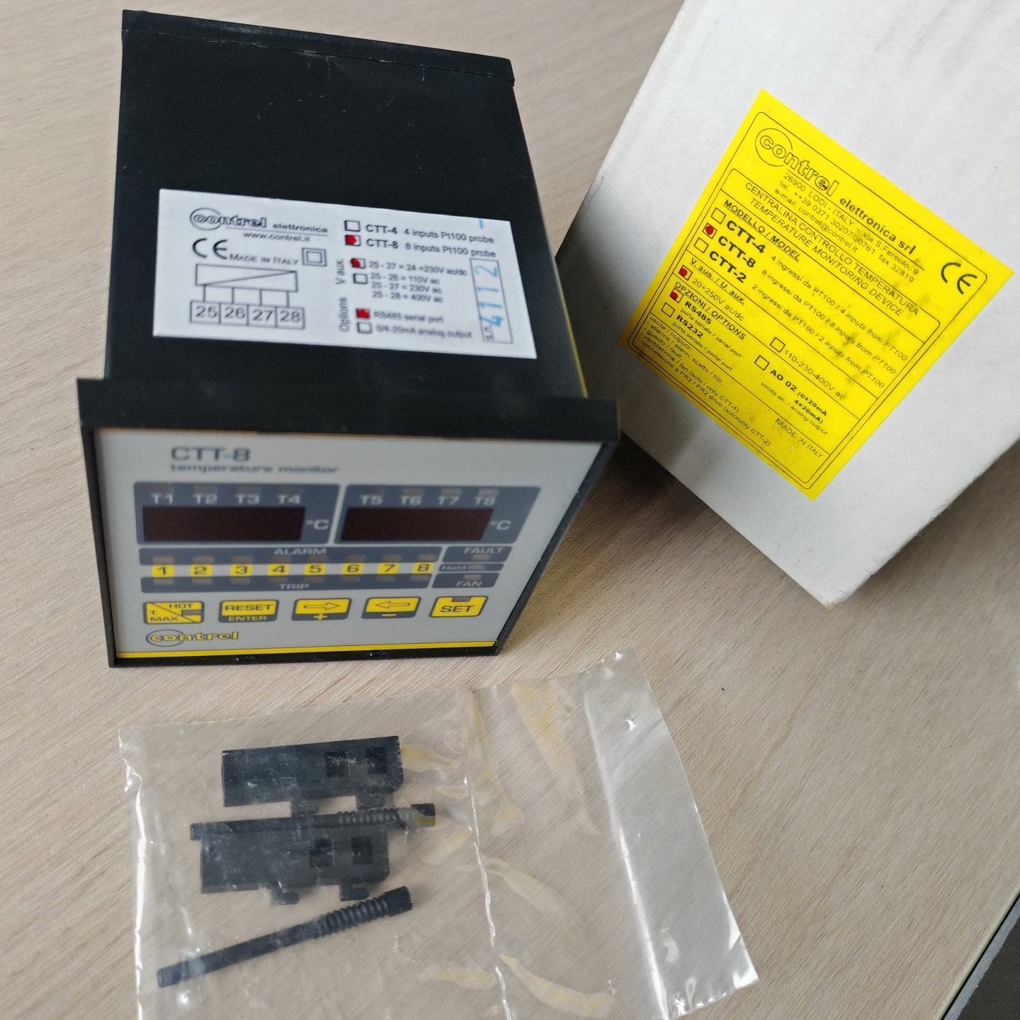 意大利Contrel CTT-8温度监控器,全新带包装,需要--议价商品