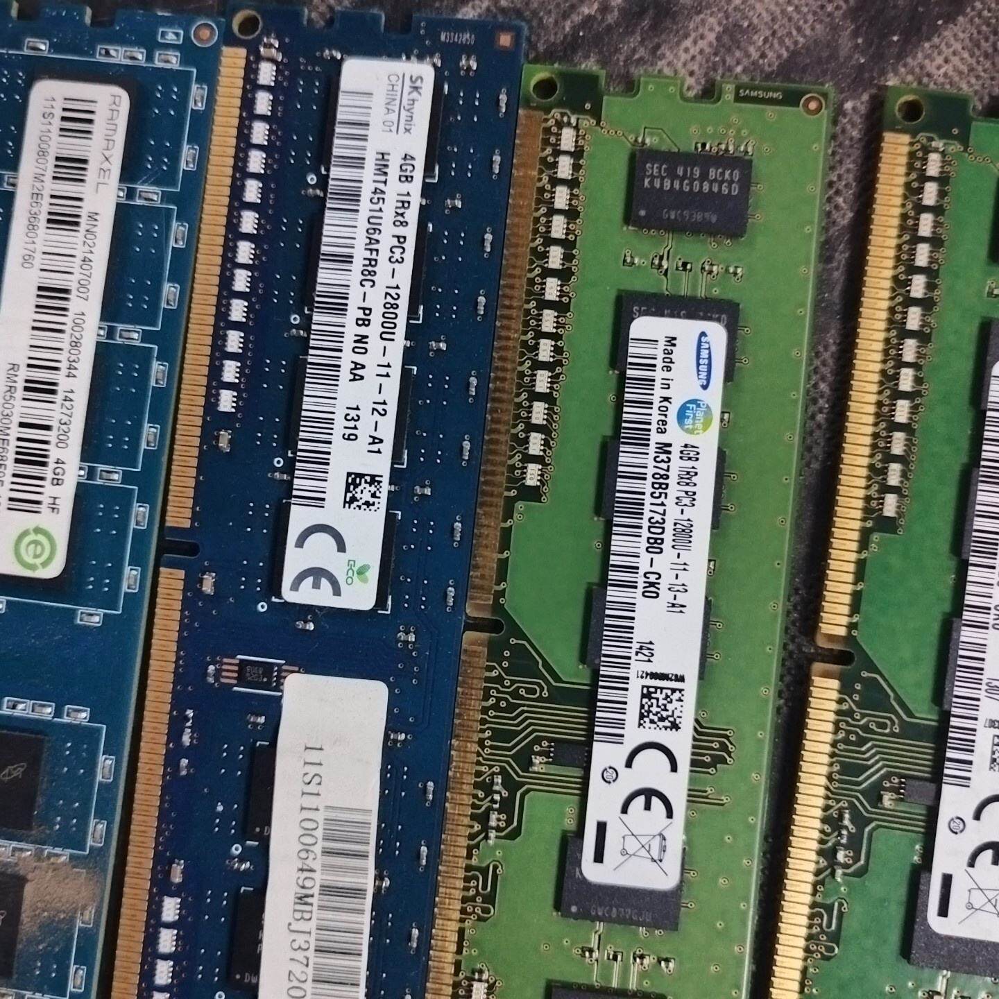 (议)DDR34G内存条2G内存条有多个内存正常