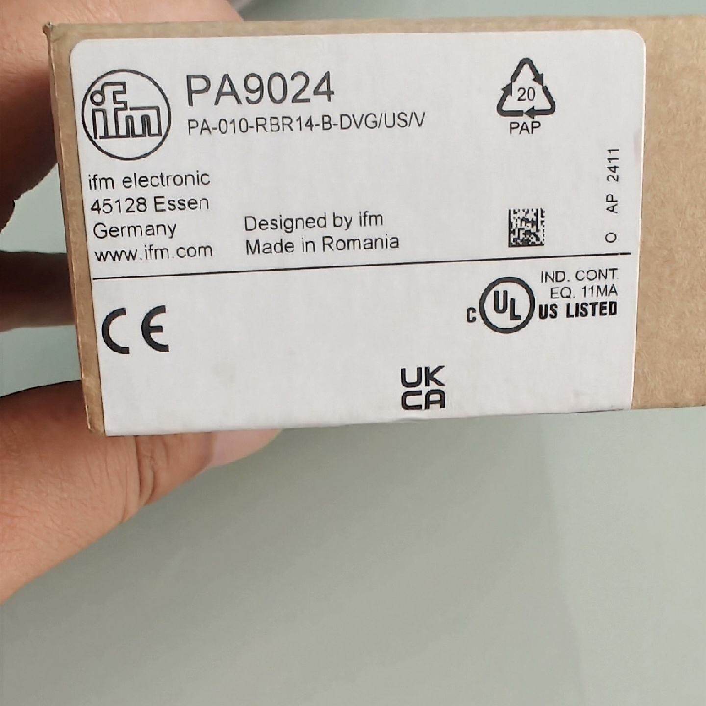 【询价】PA9024德国易福门IFM压力传感器，适用