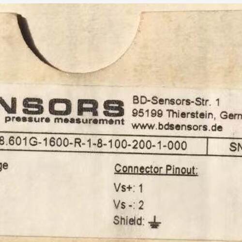 议价BD SENSORS压力感测器18.601G-1600-R-1-8-100-200-1-000 18.