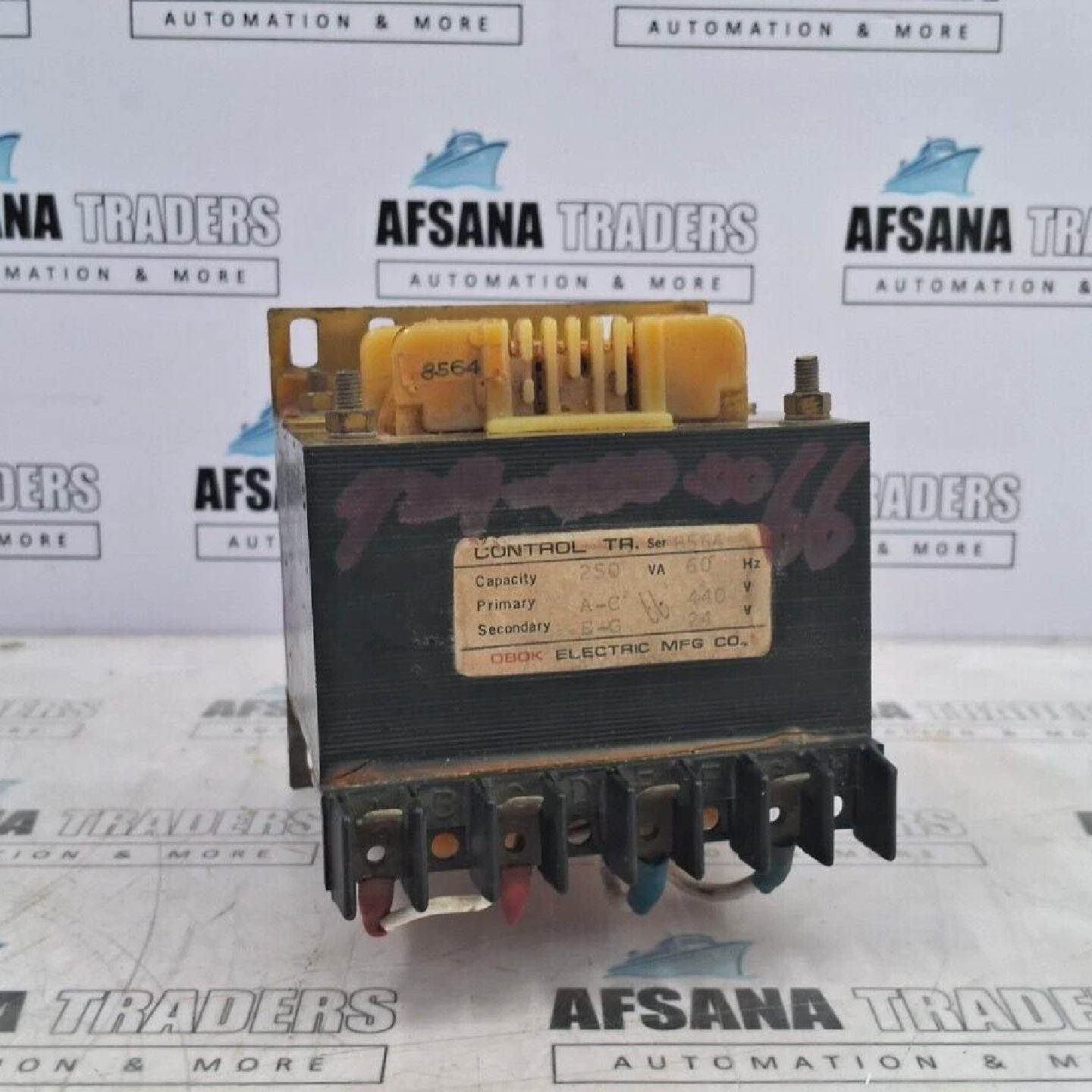 Obok electric mfg co. control tr current transformer cty 250
