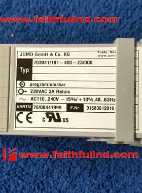 议价Jumo 00441999 久茂全新温控器 703041/181-400-23/000 dTRON