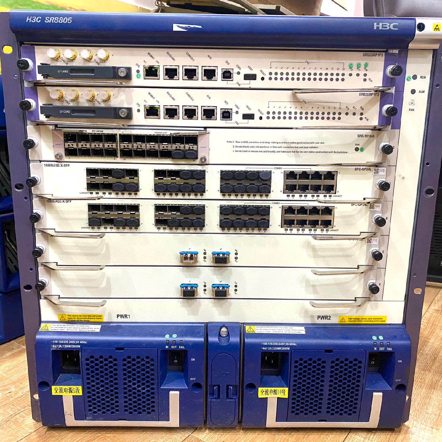 H3C SR8805核心路由器，满配，SR02SRP1F3两--议价商品