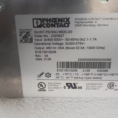 2320827 QUINTPS3AC48DC20