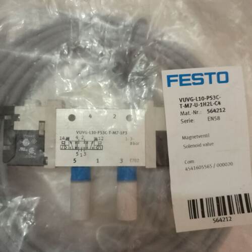 议价FESTO/VUVG-L10-P53C-T-M7-1P3带线VUVG-L10-P53C-T-M7-U-1H2