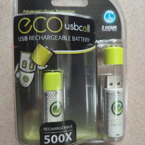ECO库存usb充电5号电池带包装九百多盒每盒两个