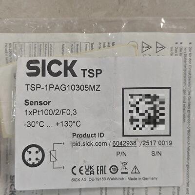 询价-TSP1PAG10305MZ西克SICKPT100铂