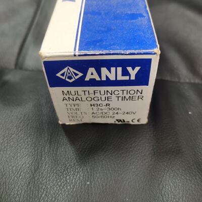 议价新到正品全新ANLY安良H3C-R 限时继电器 H3C-R  AC/DC24240V