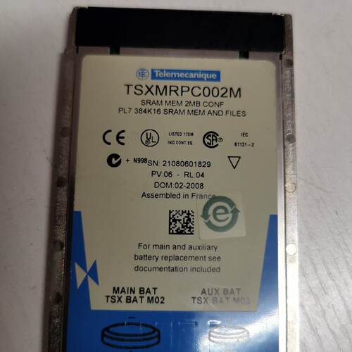 议价Memory Card Tsxmrpc002m Of French Origin SecondH Dismlin