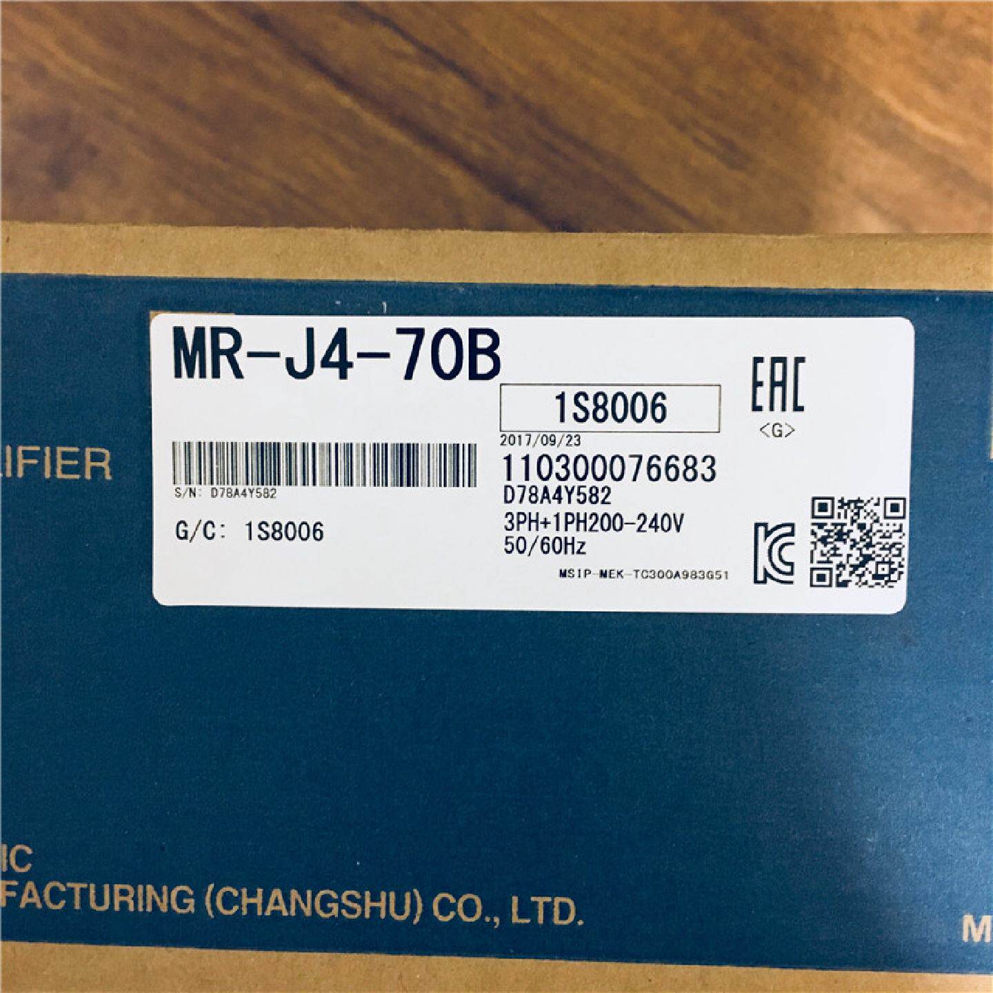 MR-J4-20A 原装全新三菱伺服驱动器 现货供应 质保1年