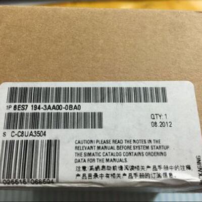 议价全新原装6ES7194-3AA00-0BA0 ET200ECO连接模块6ES71943AA000