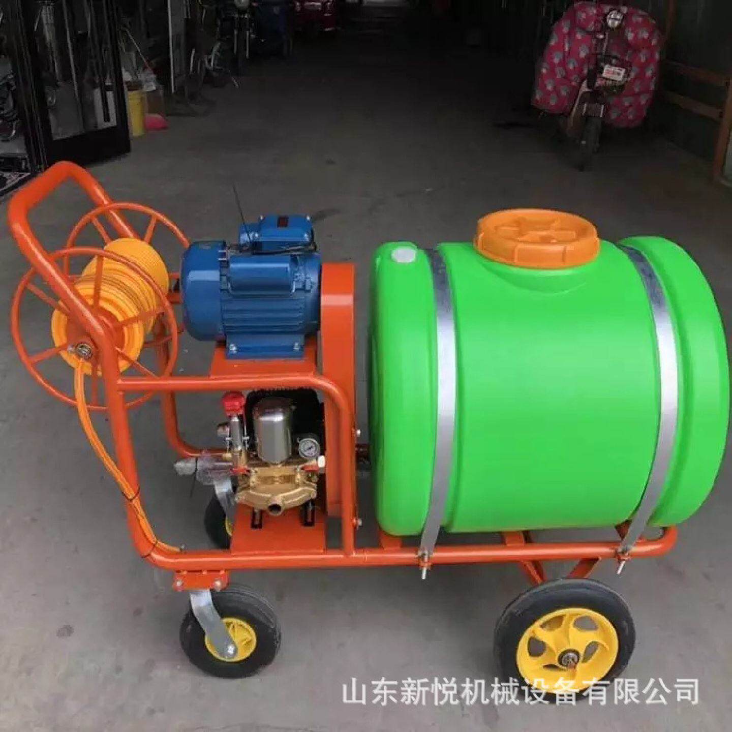 手推式打药机200升高压农用汽油喷雾器打药车松树除虫害喷药机