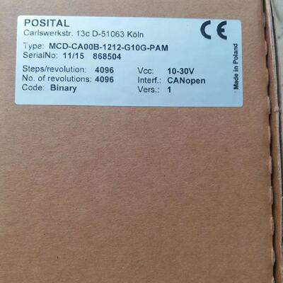 议价博思特POSITAL编码器 MCD-CA00B-1212-G10G-PAM  D-51063 868