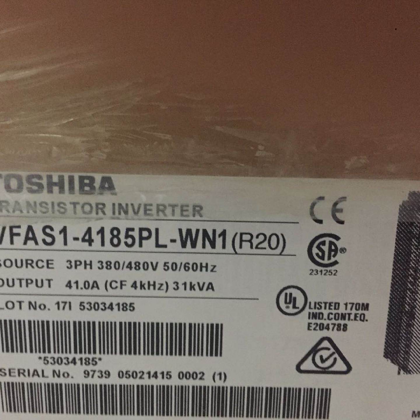 议价东芝110KW变频器VFAS1-4110KPC全新质保一年三相380V