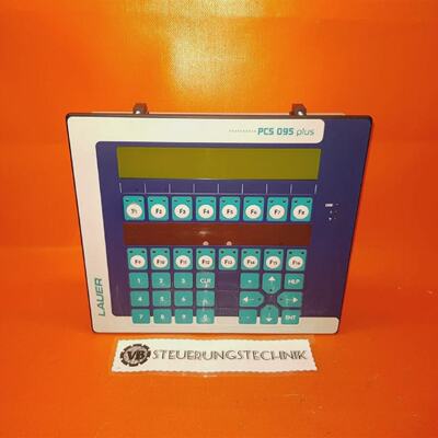 LAUER PCS 095.S Plus  PG 195.203.3  PANNELLO OPERATORE