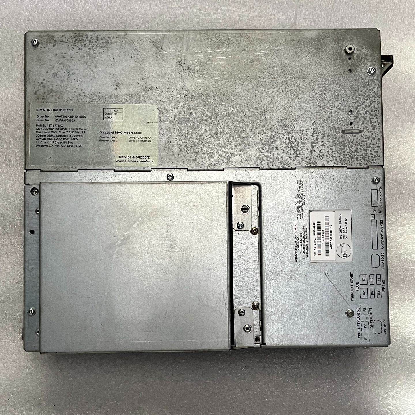 议价Industrial Control Pc 6Av78920Bh101Bb0 Original Availabl