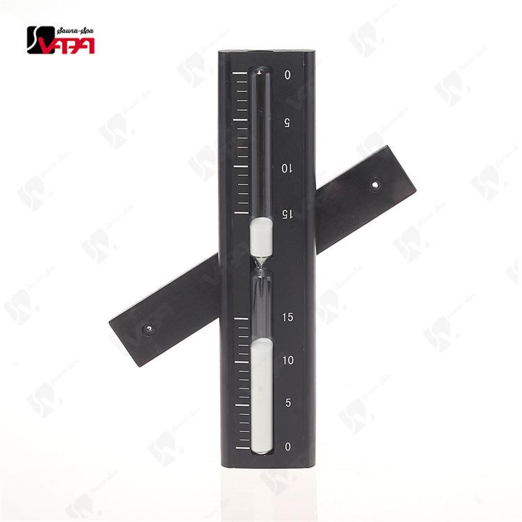 新款桑拿房沙漏直销耐高温沙漏计时器1-15分沙漏松木喷黑漆