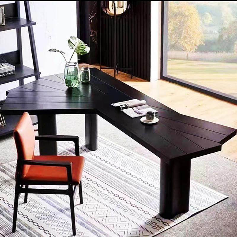 简约现代实木电脑桌轻奢风极简异形办公桌老板桌设计师书桌工作台,鲜花速递/花卉仿真/绿植园艺,割草机/草坪机,淘宝优惠券,粉丝福利购,淘宝优惠卷