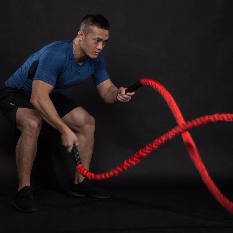 工厂战绳健身甩绳MMA格斗绳战斗绳体能力量训练阻力绳粗绳