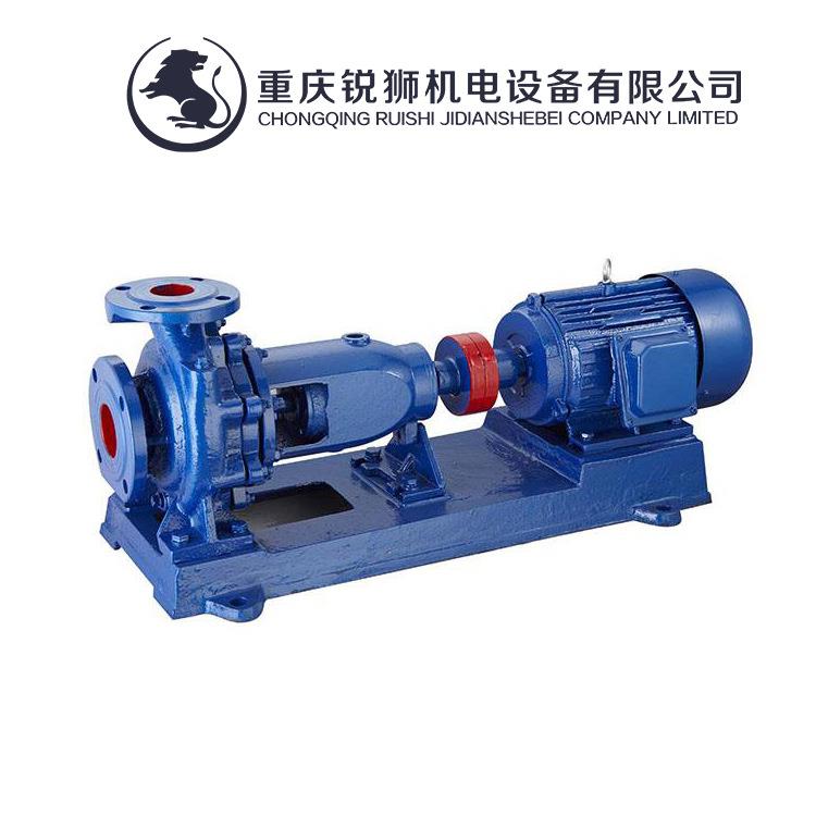 重庆IS清水离心泵高扬程大流量水泵抽水农用卧式抽水机管道增压