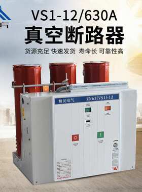 精民VS1-12/630A/1250A高压真空断路器ZN63A-12厂家直销智能