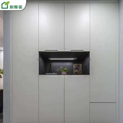 北京厂家全屋定制万华禾香无醛板柜体烤漆门板一门到顶衣柜鞋帽柜