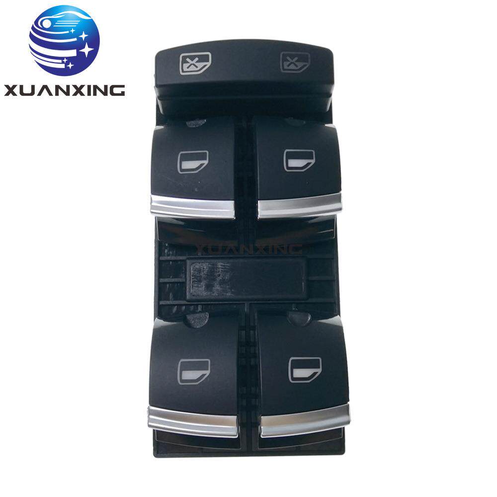 4F0959851H玻璃升降开关10Pin适用于奥迪A3A4Q7C6