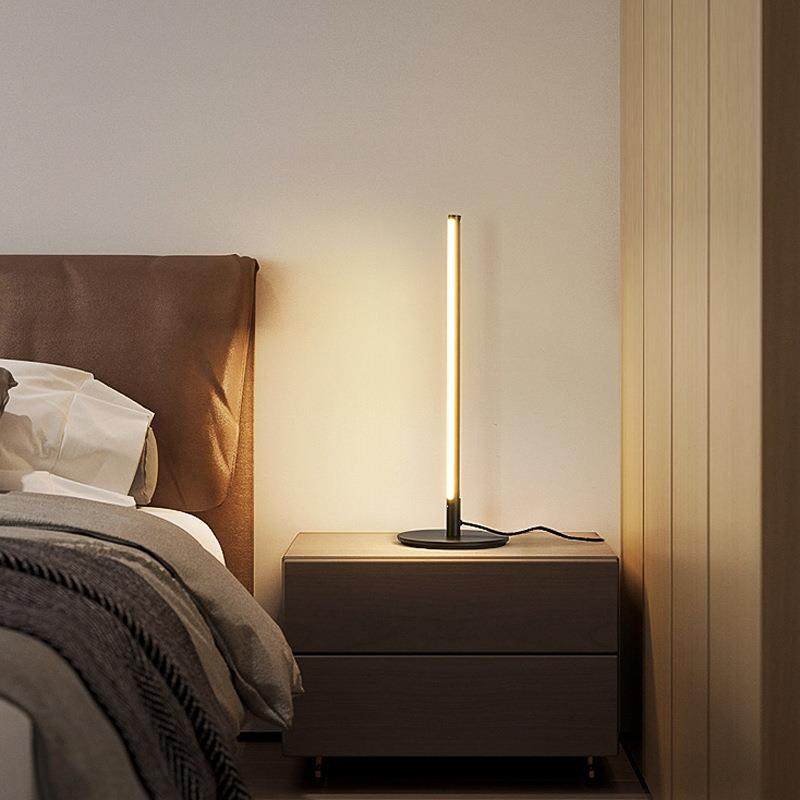 极简led台灯护眼书桌灯简约氛围小夜灯柜台落地灯卧室书房阅读灯