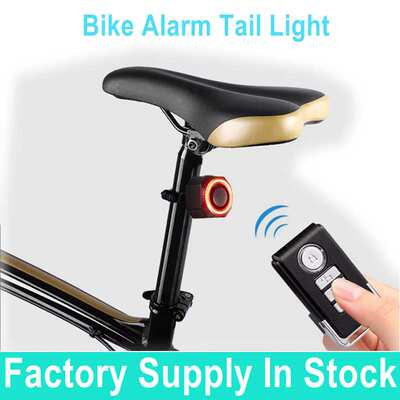 USB Charging 700mAh Bicycle Alarm Brakes LED Tail Light