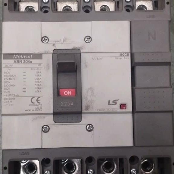 LS产电塑壳断路器ABN203C 125A 150A 175A 200A 四相断路器空开