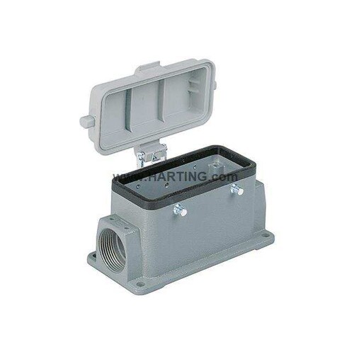 HARTING 浩亭 09300100223 表面安装 高结构 双锁扣 1x Pg29底座