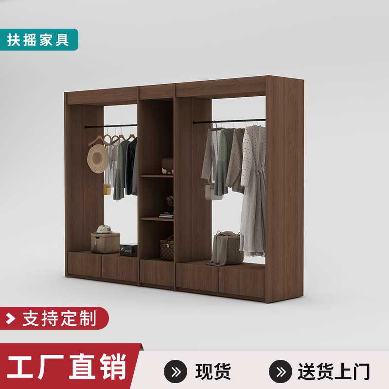服装童装店女装店衣柜商用现代简约展示柜子储物柜展示靠墙柜