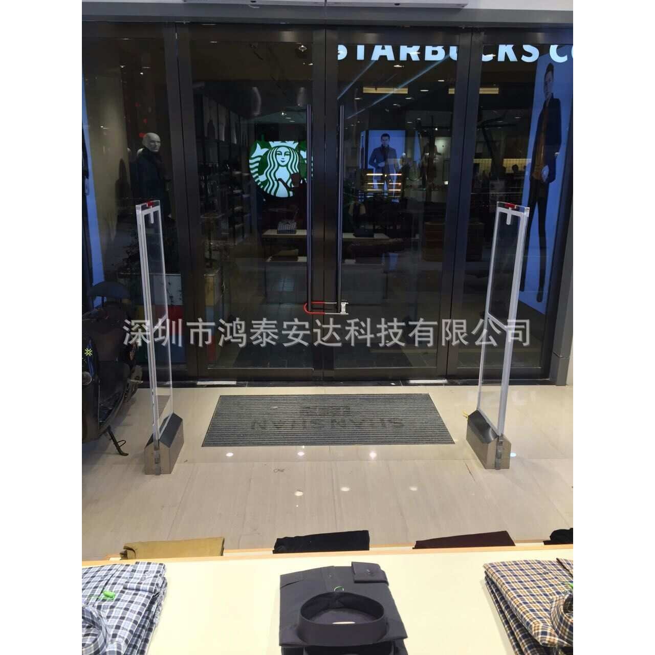 亚克力服装超市卖场防盗门禁 鸿泰安-S07 防盗标签 声磁防盗设备