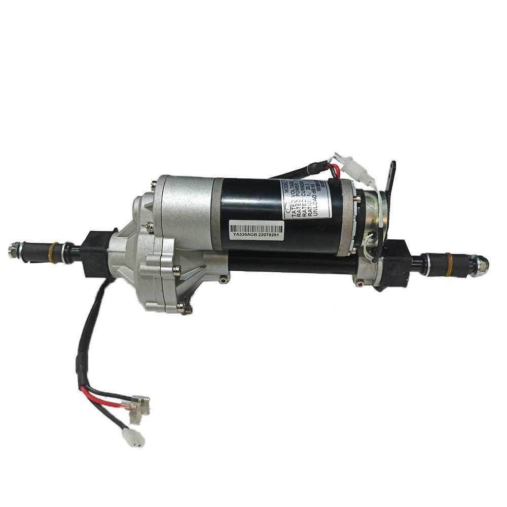 电动车后桥 电动代步车行走系统叉车农机配件 有刷微型电机24V3