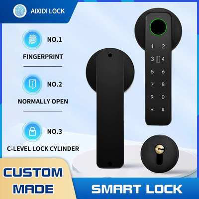 Smart lock home door lock office password fingerprint lock