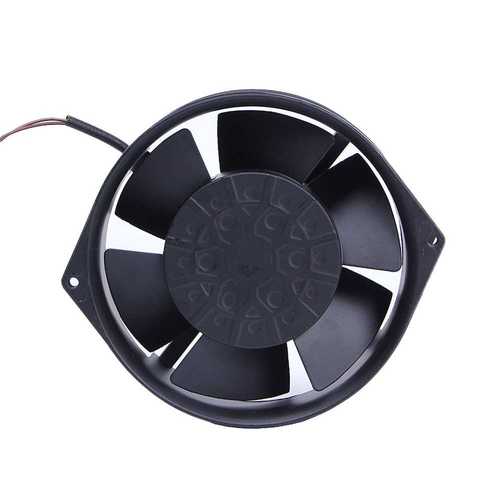 17255铝框铁叶大风量通风管道风机 直流散热风扇 D3KB1755BBH3W