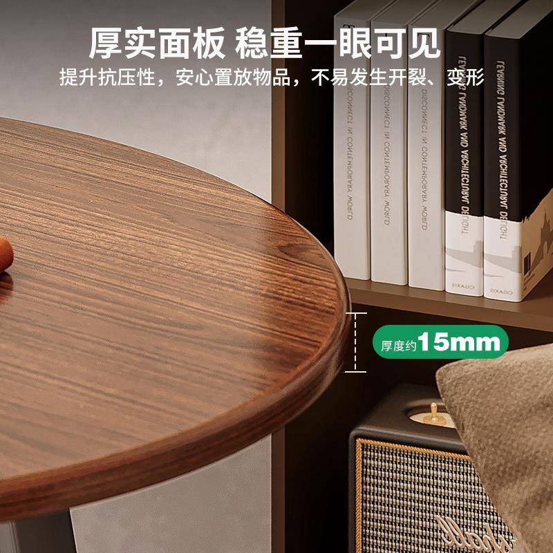 小圆桌沙发边几轻奢茶几迷你小茶桌客厅家用角几简易出租屋小桌子