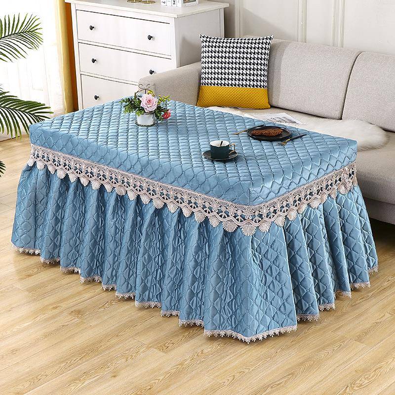 电炉罩烤火长方形烤火被子桌罩电暖炉冬季取暖双面绒加厚两件套