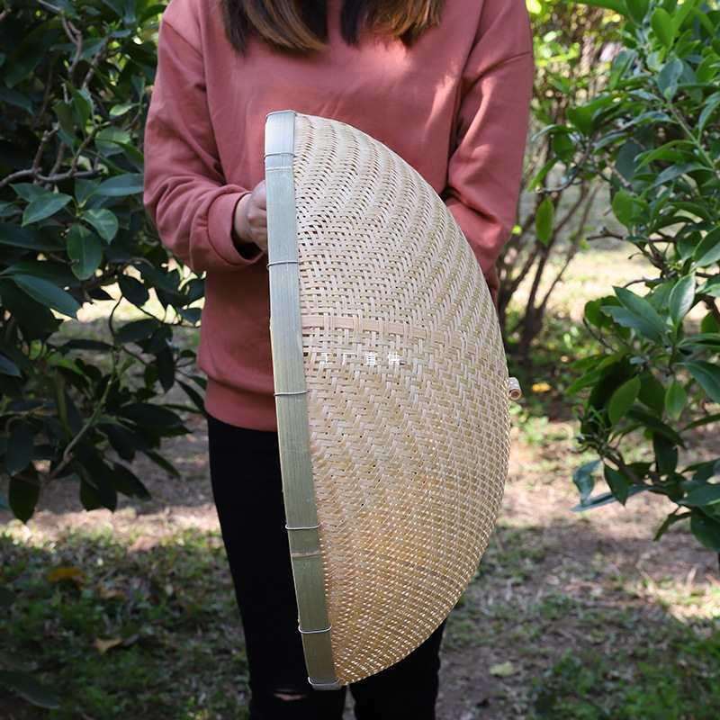 竹编餐桌罩防蝇饭菜罩菜盖大号剩菜罩子桌罩圆形家用盖菜罩竹