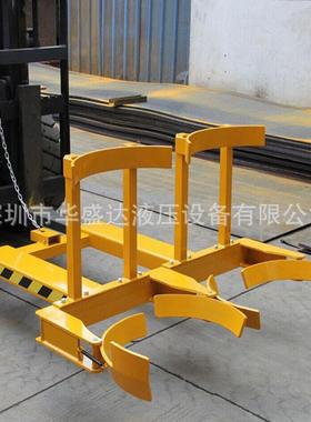 抱箍式油桶搬运夹 DG400叉车油桶夹具 DG800重型油桶抱桶器