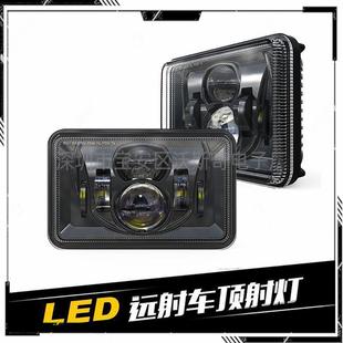 现货越野改装 4x6寸inch方灯超亮led前大灯货车卡车工程车头灯