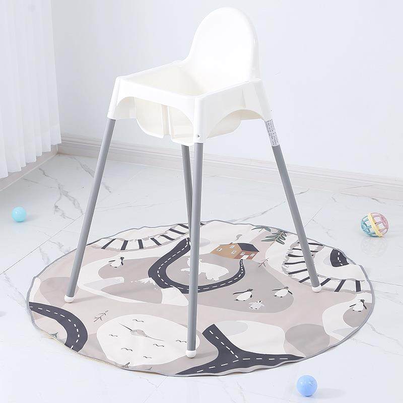 宝宝餐椅垫吃饭防脏地垫防污防水儿童垫子易打理防漏围垫圆形水洗,居家布艺,家用脚垫,淘宝优惠券,粉丝福利购,淘宝优惠卷