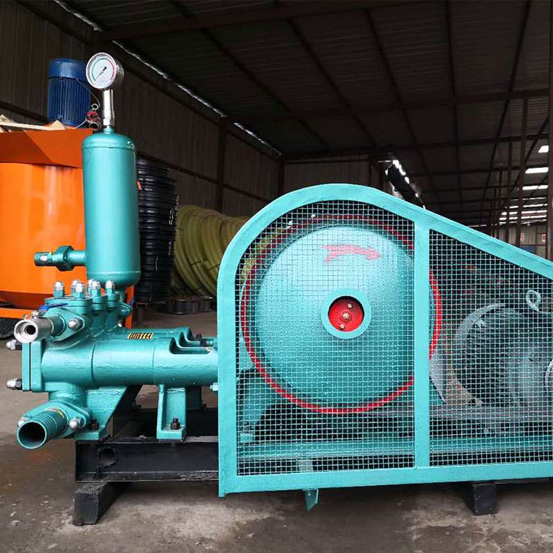 BW250泥浆泵 水泥浆注浆机 卧式三缸往复单作用活塞泵