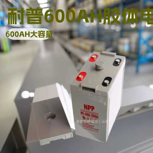 耐普NPP蓄电池NPG2-600AH太阳能胶体2V600AH船舶通讯机房光伏发电