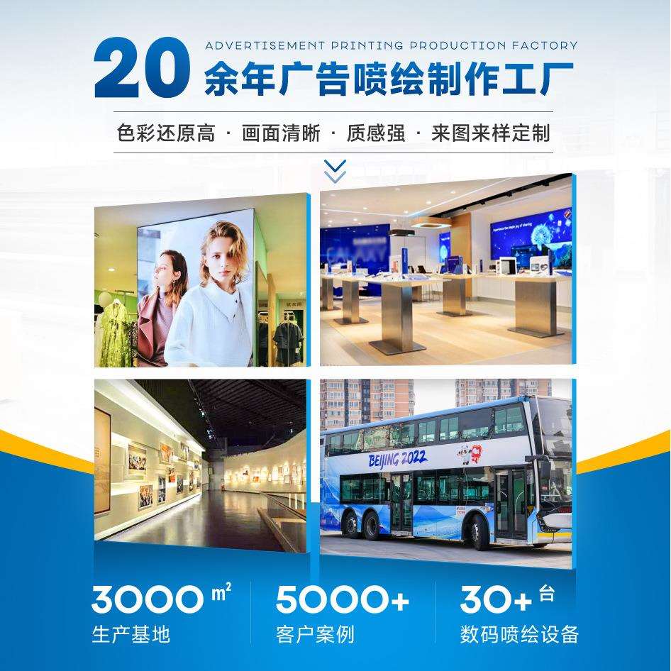 高清UV软膜灯箱LED灯箱无边框 双面吊挂招牌灯箱悬挂灯箱展示牌
