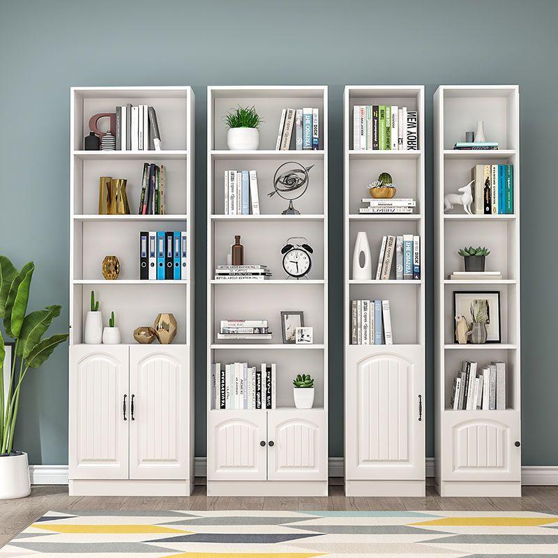 书架置物架落地家用学生经济型儿童缝窄柜储物柜小型卧室书柜格坤