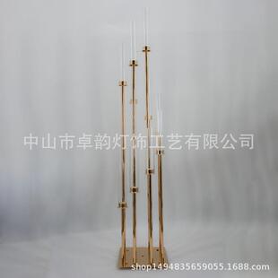 婚庆道具步步高烛台酒店婚礼堂舞台路引浪漫烛光晚餐蜡烛台摆件
