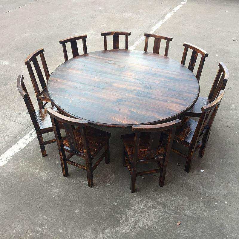 碳化实木圆形饭店农家乐火锅桌椅组合大排档转盘餐厅加厚大小圆桌,鲜花速递/花卉仿真/绿植园艺,割草机/草坪机,淘宝优惠券,粉丝福利购,淘宝优惠卷