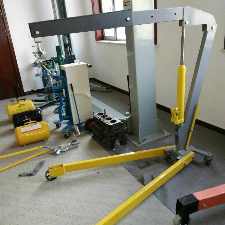 厂家供应加重1.5T欧式发动机吊机1.5t折叠吊机引擎发动机吊架