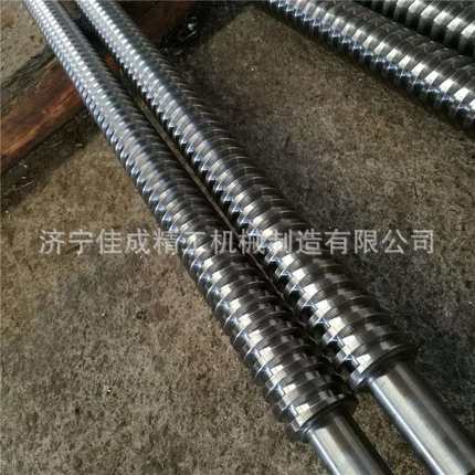 梯形丝杆加工制作机床调节正反牙丝杠T30T36T40T45大螺距车床丝杆